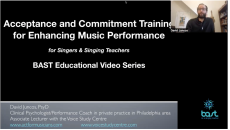 Acceptance and Commitment (ACT) Training for Enhancing Music Performance Part 1